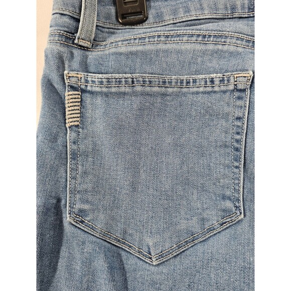 PAIGE Jeans Womens Manhattan Bootcut Sz 29 Medium Wash Denim Stretch EUC - Picture 4 of 11